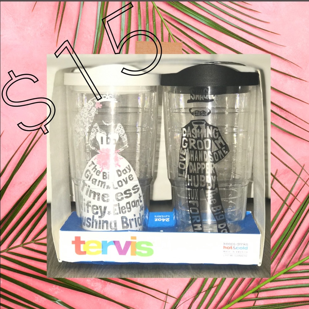 Bride & Groom Tervis Tumblers